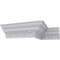 Ekena Millwork 3 1/2"H x 3 1/8"P x 4 5/8"F x 94 1/2"L Viceroy Crown Moulding MLD03X03X04VI - alternate 6